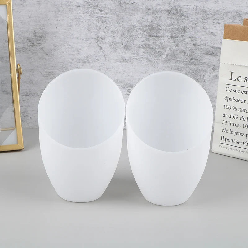 White Plastic Lampshade – Modern Light Cover for Home