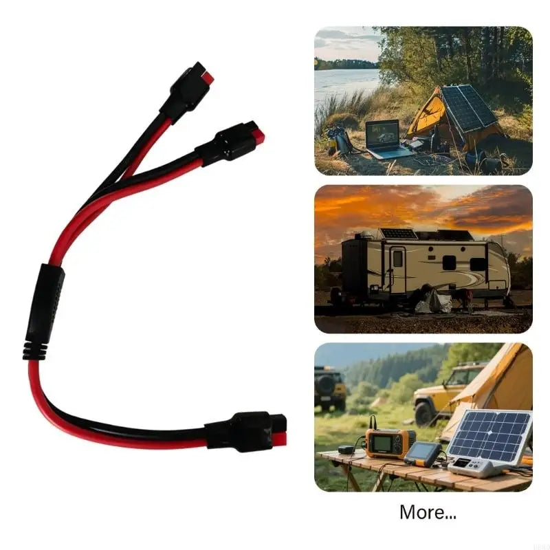 Solar Panel 1-to-2 Splitter Cable 10AWG – Power Station Connector