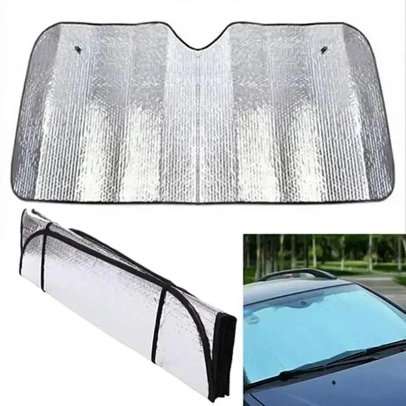 Car Windshield Sun Visor – Front & Rear UV Heat Insulation Shade