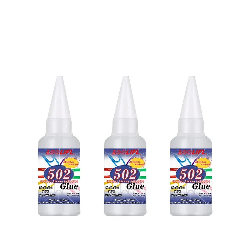 502 Super Strong Quick-Dry Adhesive | Multi-Surface Liquid Glue