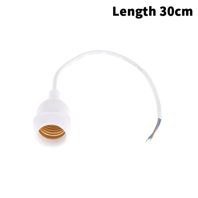 Waterproof E27 Lamp Holder with Power Cord Socket | 20–200CM