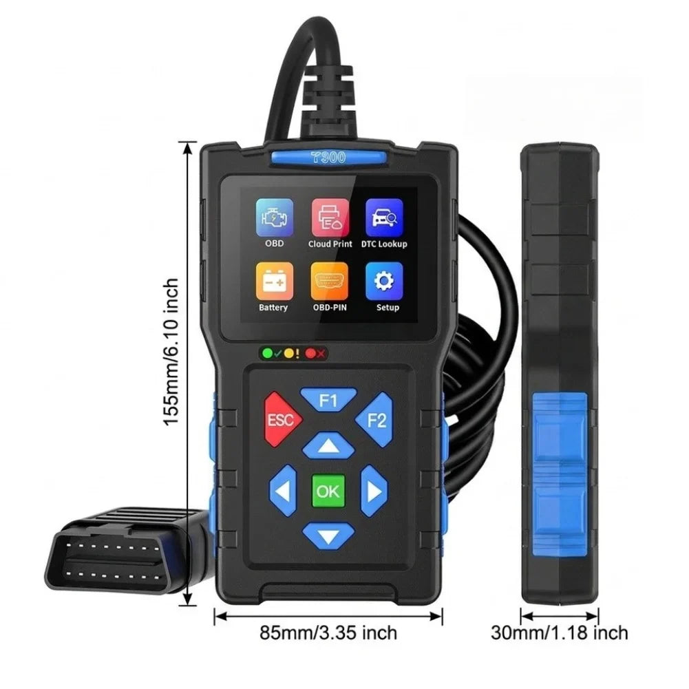 T300 OBD2 Diagnostic Scanner with Battery Testing | HpLive