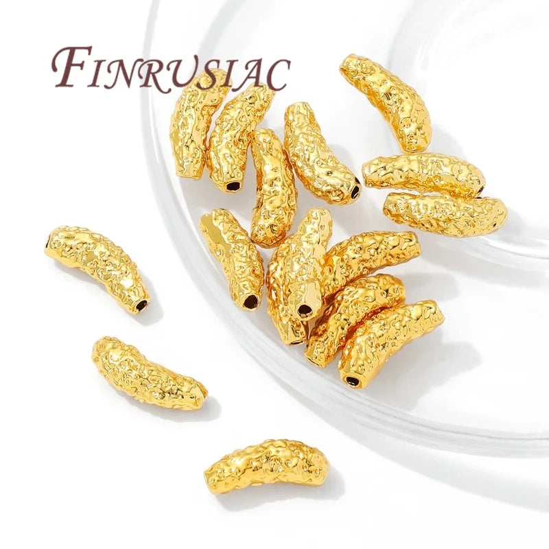 Baroque 18K Gold Plated Spacer Beads | DIY Jewelry Making