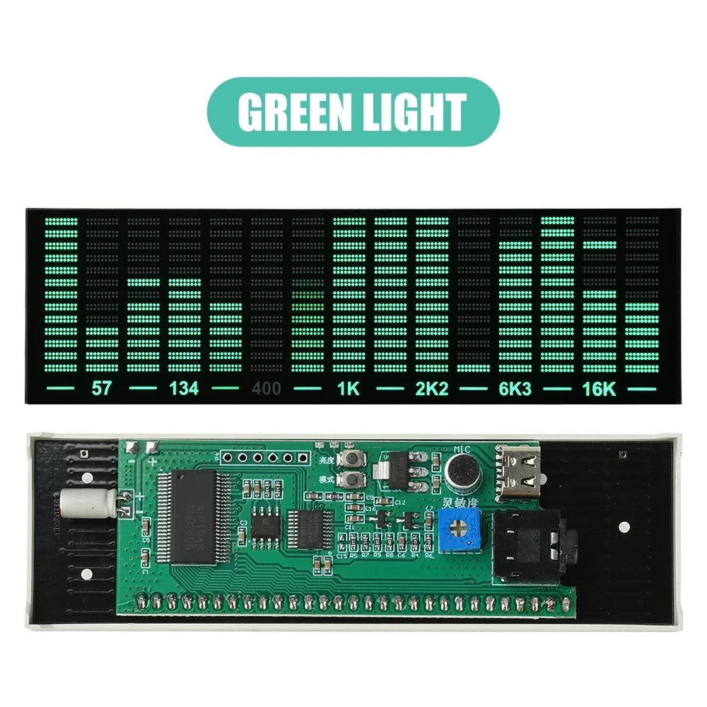 Occkic LED Voice-Activated Music Spectrum Light | Type-C