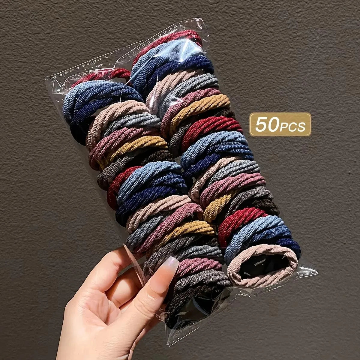 High Elastic Hair Ties – Rubber Ponytail Holders for Women