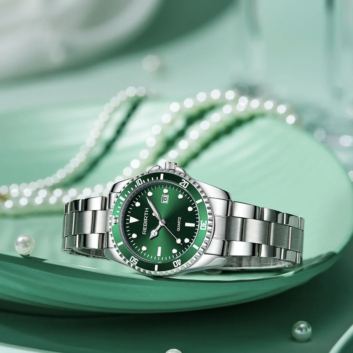 Women's Stainless Steel Quartz Watch – Elegant Business Classic