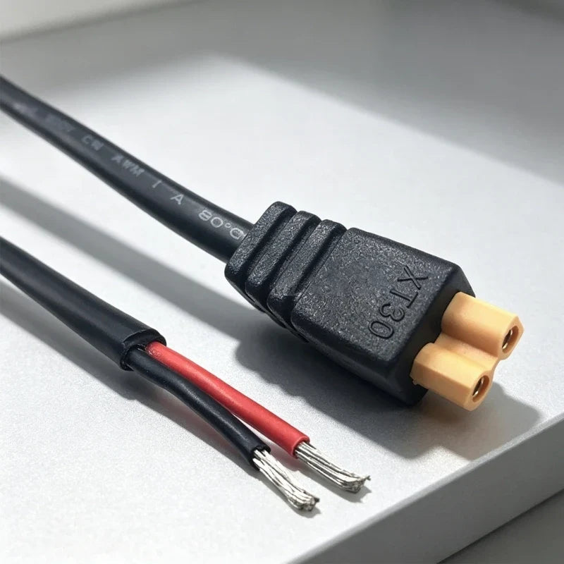 XT30 Female Pigtail Wire 1.2M – Tinned Ends for FPV & LED