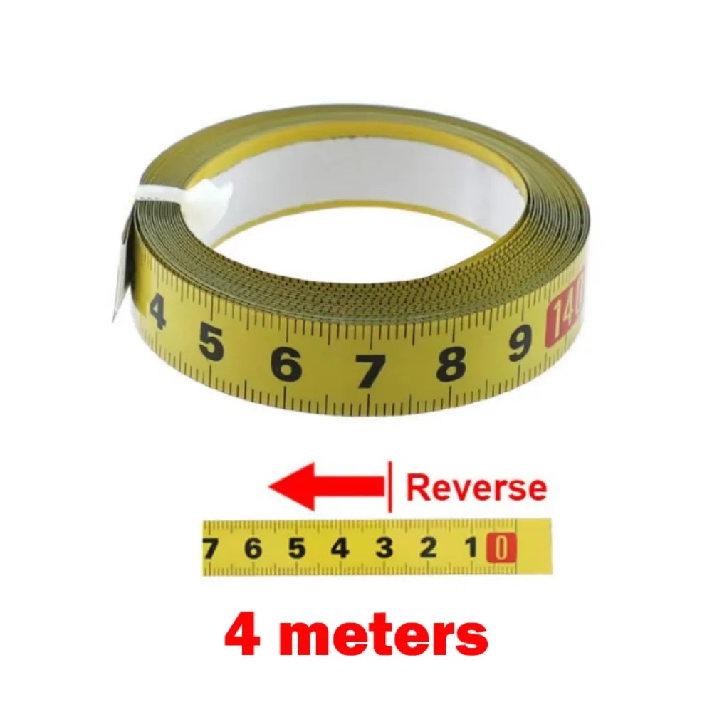 Self-Adhesive Metric Steel Tape Measure 1–5M | Miter Track