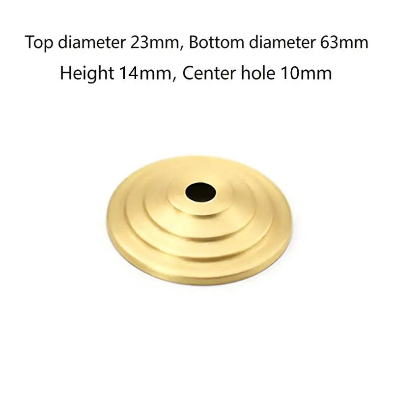 M10 Brass Base Connector for Ceramic Desk Lamp | DIY Lighting