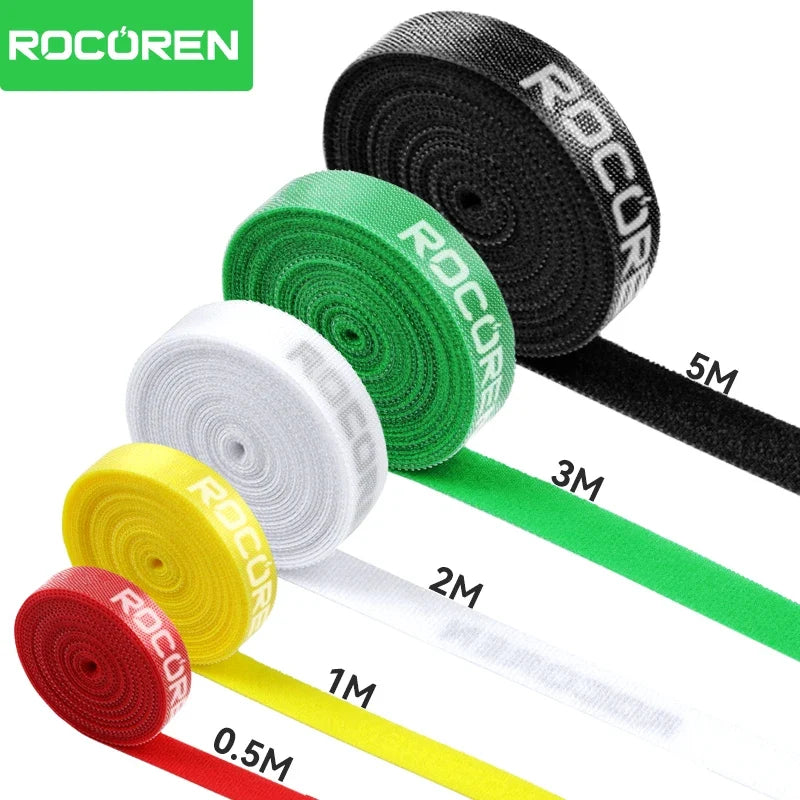 Rocoren Tearable Cable Ties USB Wire Organizer & Winder