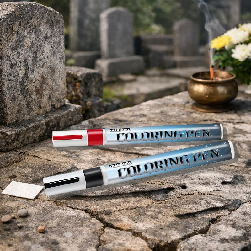 Gold Tombstone Inscription Pen – Waterproof & Fade-Resistant