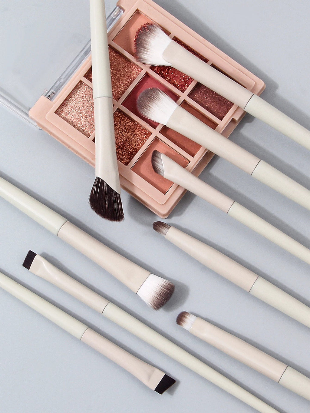 9-Piece Soft Eye Makeup Brush Set – Eyeliner & Eyeshadow
