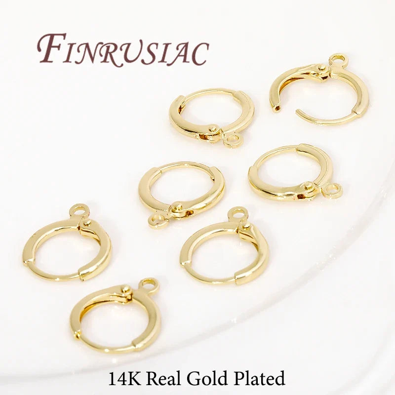 Gold Plated Hypoallergenic Earring Hooks 10pcs – DIY Jewelry