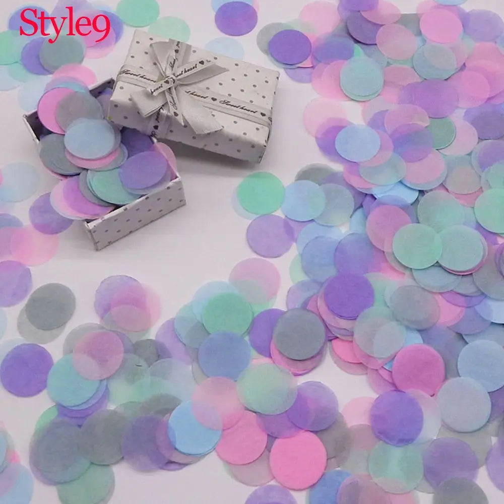 Round Confetti Tissue Paper 10g – Wedding & Party Decor