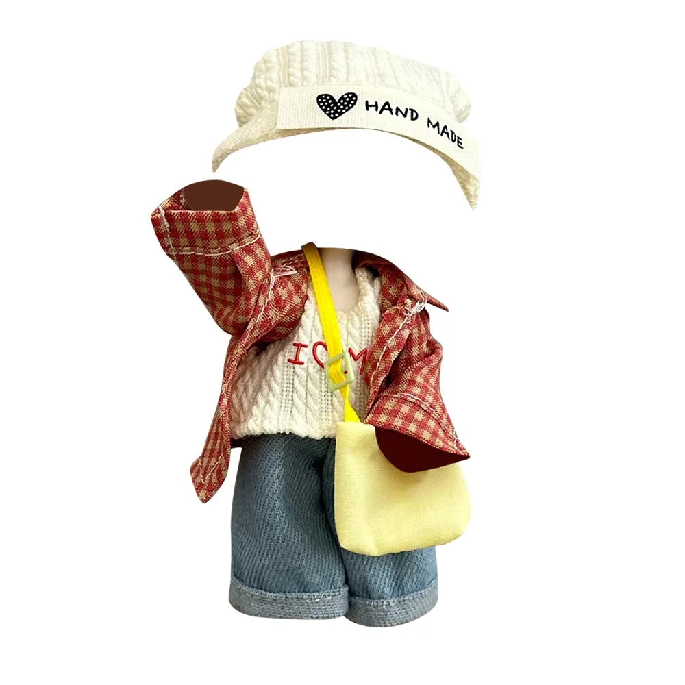 OB11 Doll Hooded Cloak Set – Rabbit & Bear Ears | 1/6 Scale