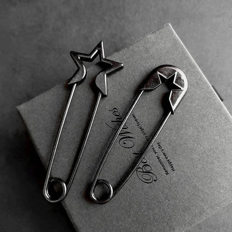 Retro Large Metal Safety Pins for Clothing – Zinc Alloy