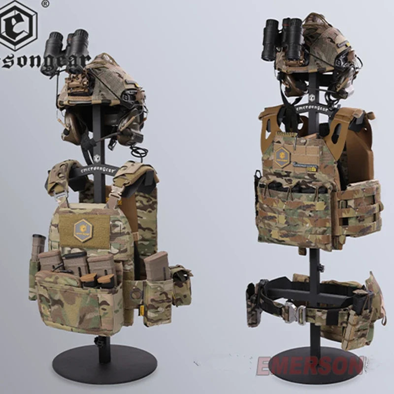 Tactical Vest & Helmet Display Stand | Plate Carrier Holder