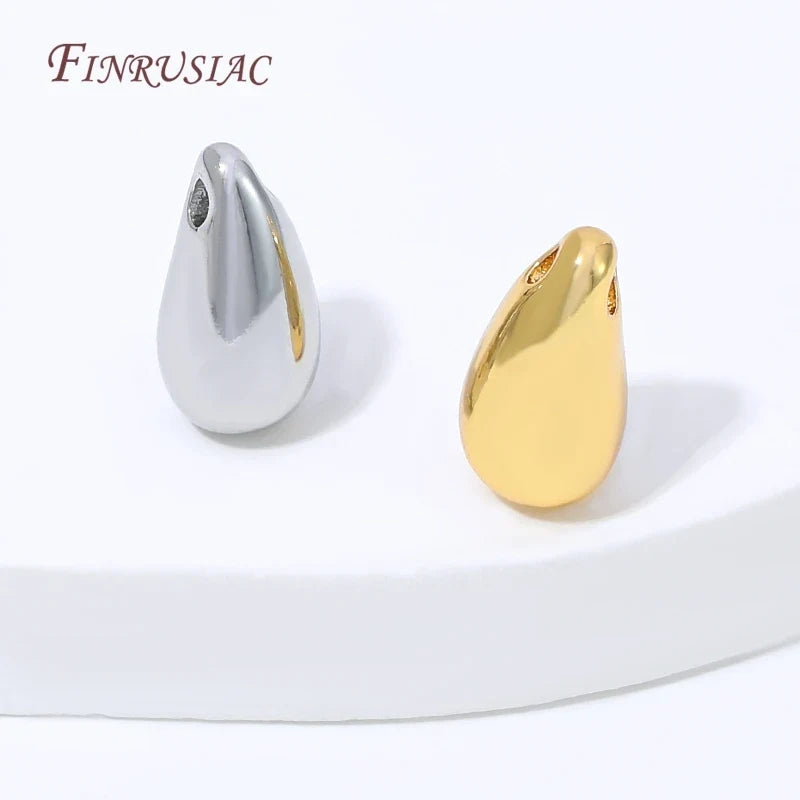 18K Gold Plated Teardrop Pendant Charm | DIY Jewelry Making