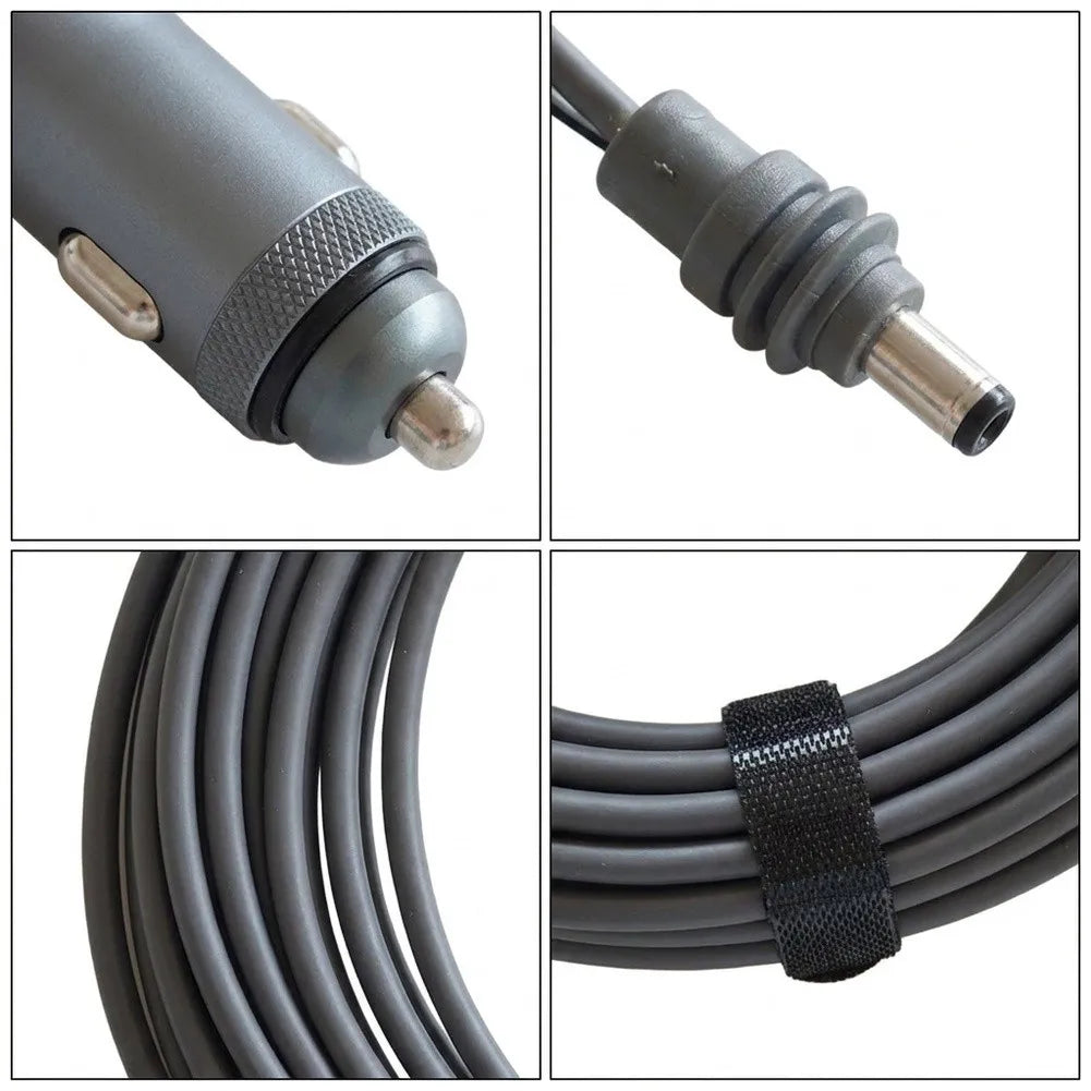 Starlink Mini 12V–24V DC Power Cable with USB & Voltmeter