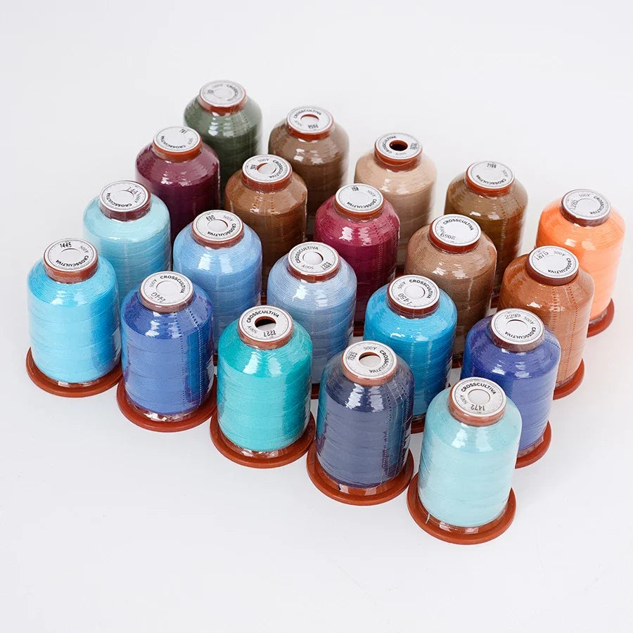 402 Sewing Thread 500 Yards – 10-Color Polyester Spools Kit