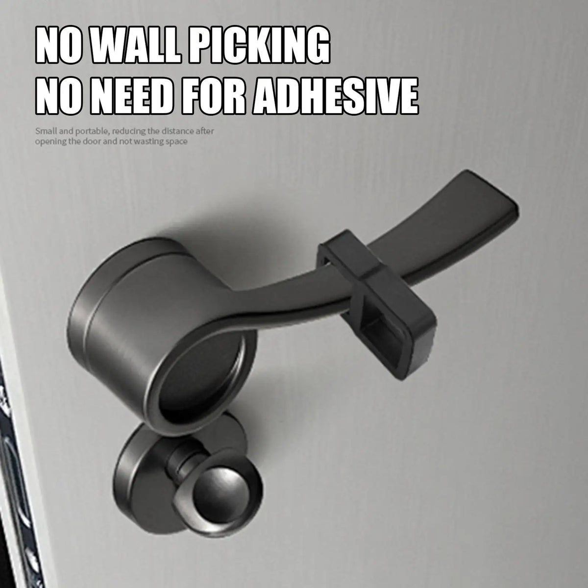 Silicone Door Knob Wall Protector – No-Drill Door Stopper