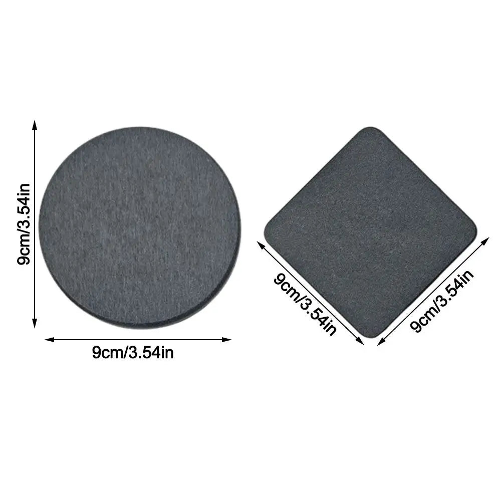 Diatomite Coaster Quick-Dry Non-Slip Heat Resistant Cup Mat