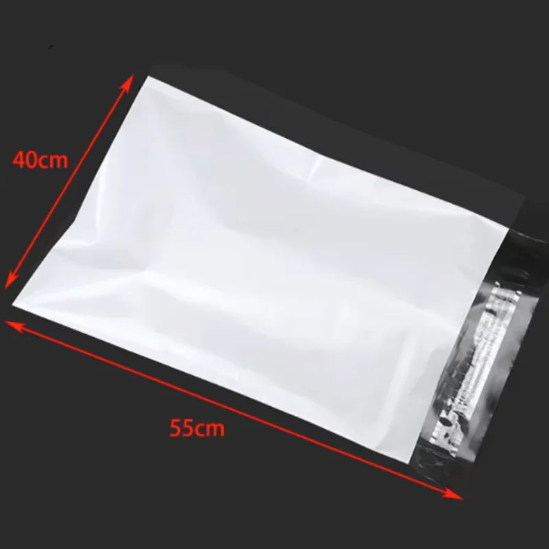 White Self-Seal Courier Bags – Bulk Plastic Mailing Pouches