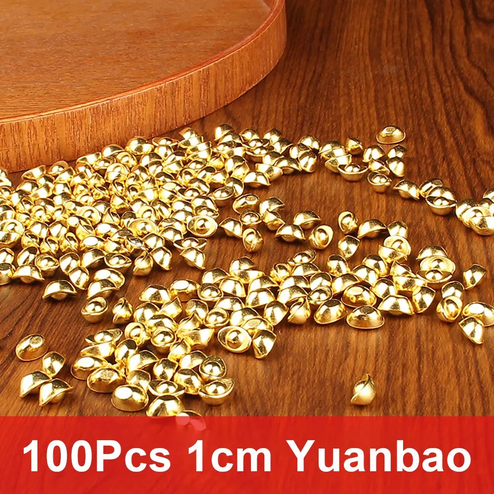 Brass Cornucopia Treasure Bowl – Good Luck Desktop Ornament