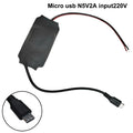 DC 5V 1A/2A Type-C USB Power Adapter for Camera & WiFi