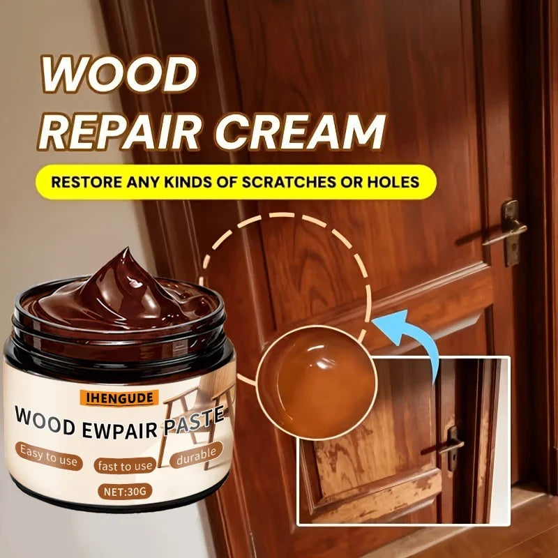 Wood Repair Paste – Fill Cracks, Scratches & Polish Furniture