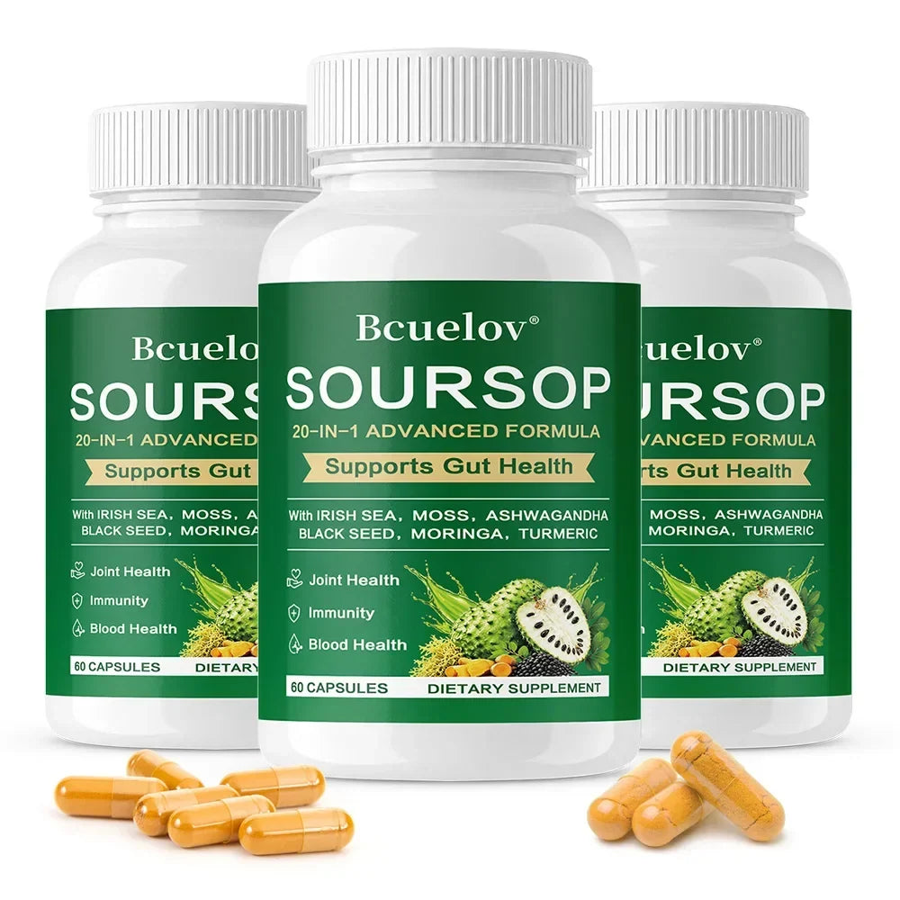 Graviola Soursop Supplement – Immune & Cell Support Capsules