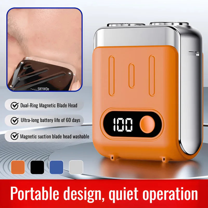 S7 Mini Portable Electric Shaver for Men – LED Display
