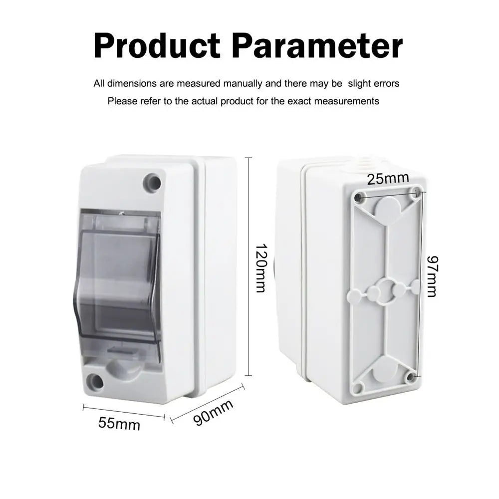 HT-2 IP65 Waterproof Distribution Box 2 Way Solar Junction Box