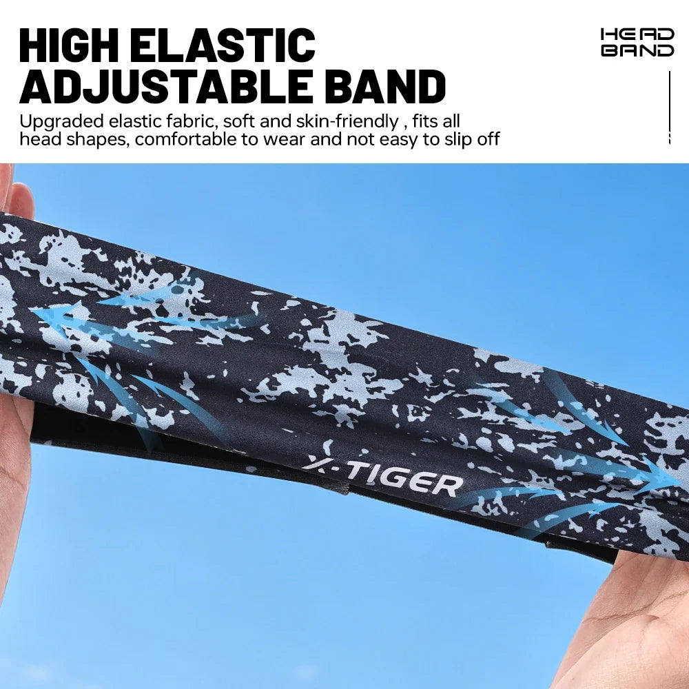 X-TIGER Ice Silk Cycling Headband – Sweat-Wicking Bandana