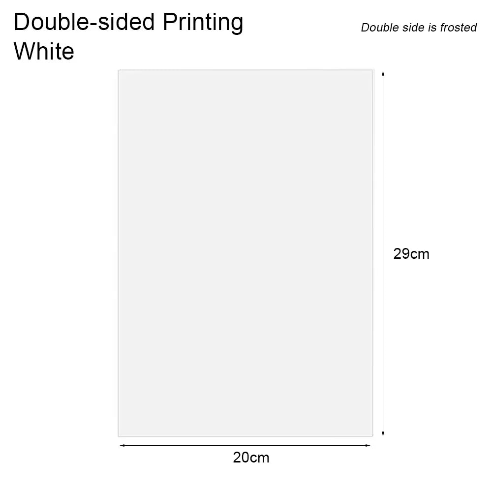 Printable Shrink Plastic Sheets 29x20cm – DIY Keychains & Crafts
