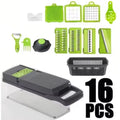 16-in-1 Vegetable Chopper Slicer Dicer Grater – Stainless Steel