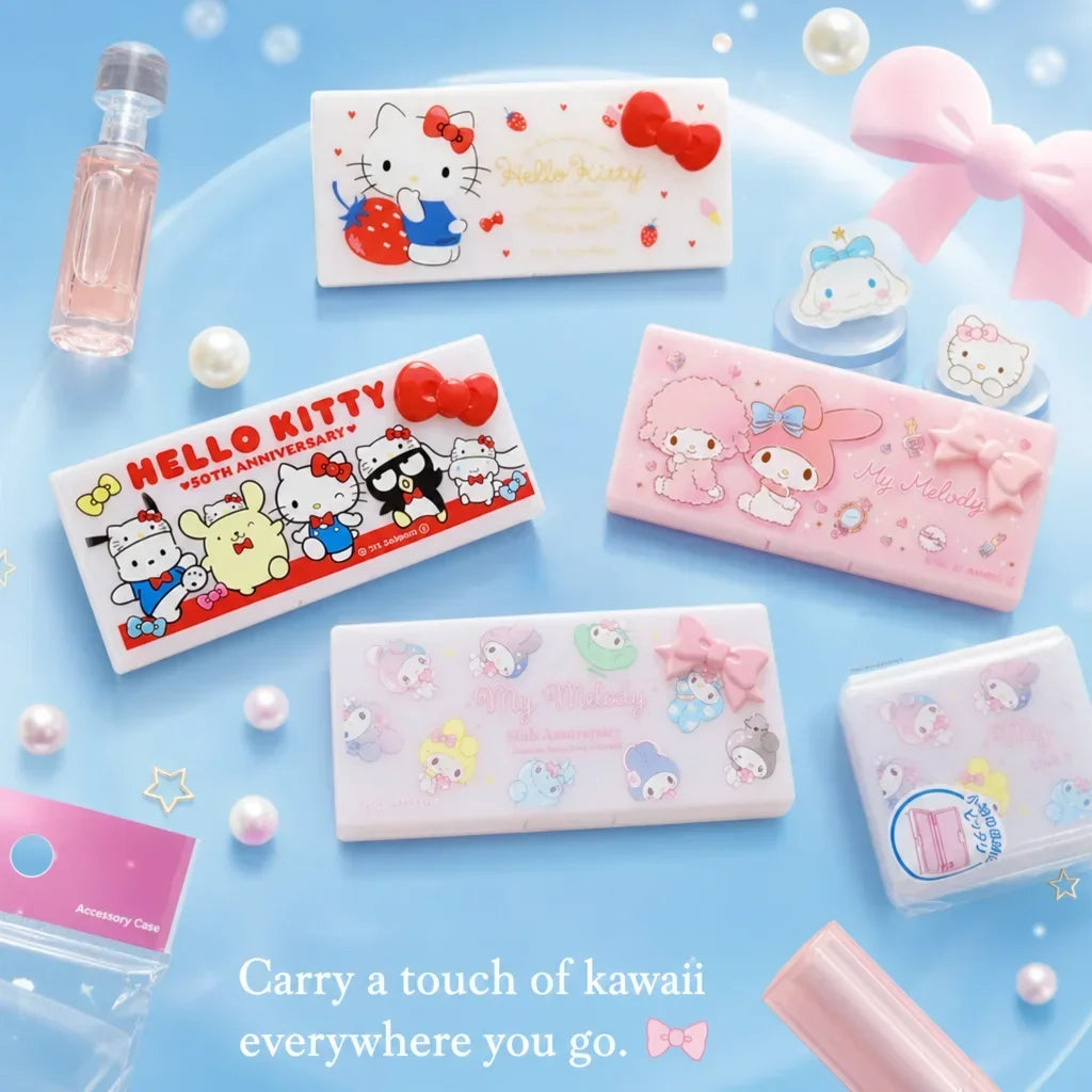 Sanrio Hello Kitty & My Melody Mini Desktop Storage Box