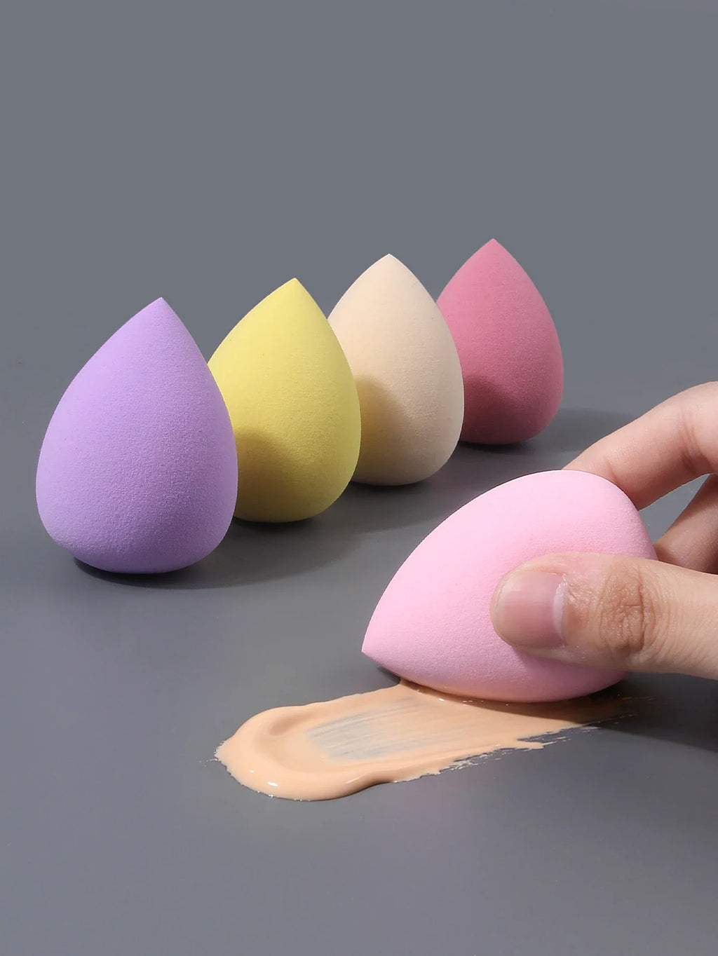 5-Piece Makeup Sponge Set – BB Cream & Powder Puff Applicators