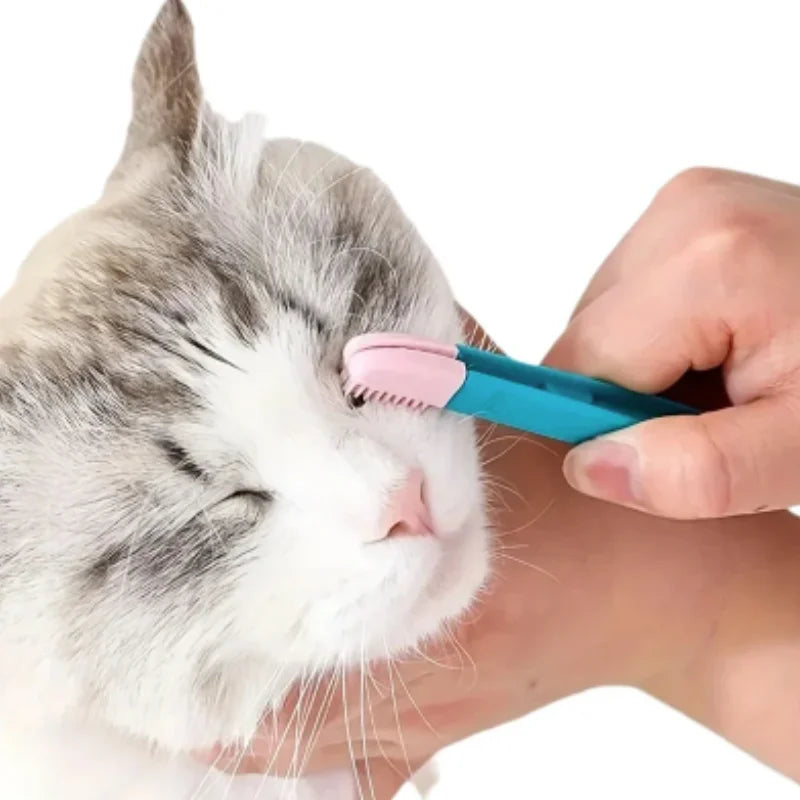 Pet Tear Stain Remover Comb for Cats & Small Dogs