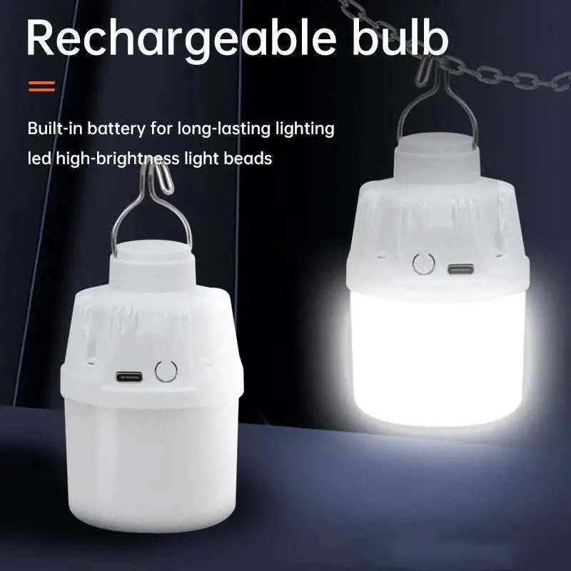 USB Rechargeable LED Camping Lantern – 3 Modes, 24Hr Life