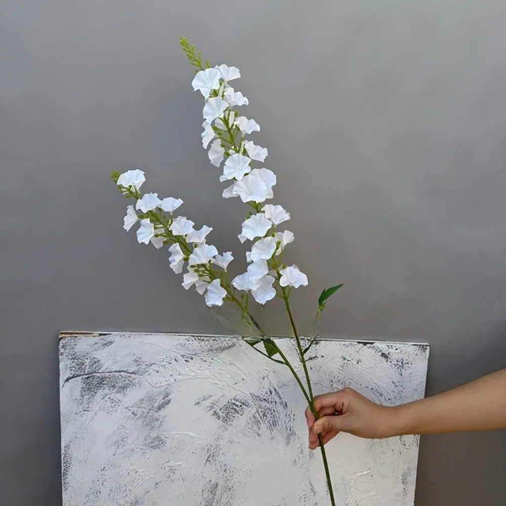 Pink Artificial Larkspur Silk Flowers – 2-Fork Faux Floral Stems