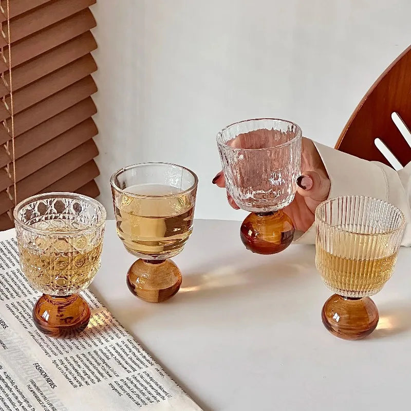 Nixie Ball Base Glass Cup – Mid-Century Whiskey & Cocktail