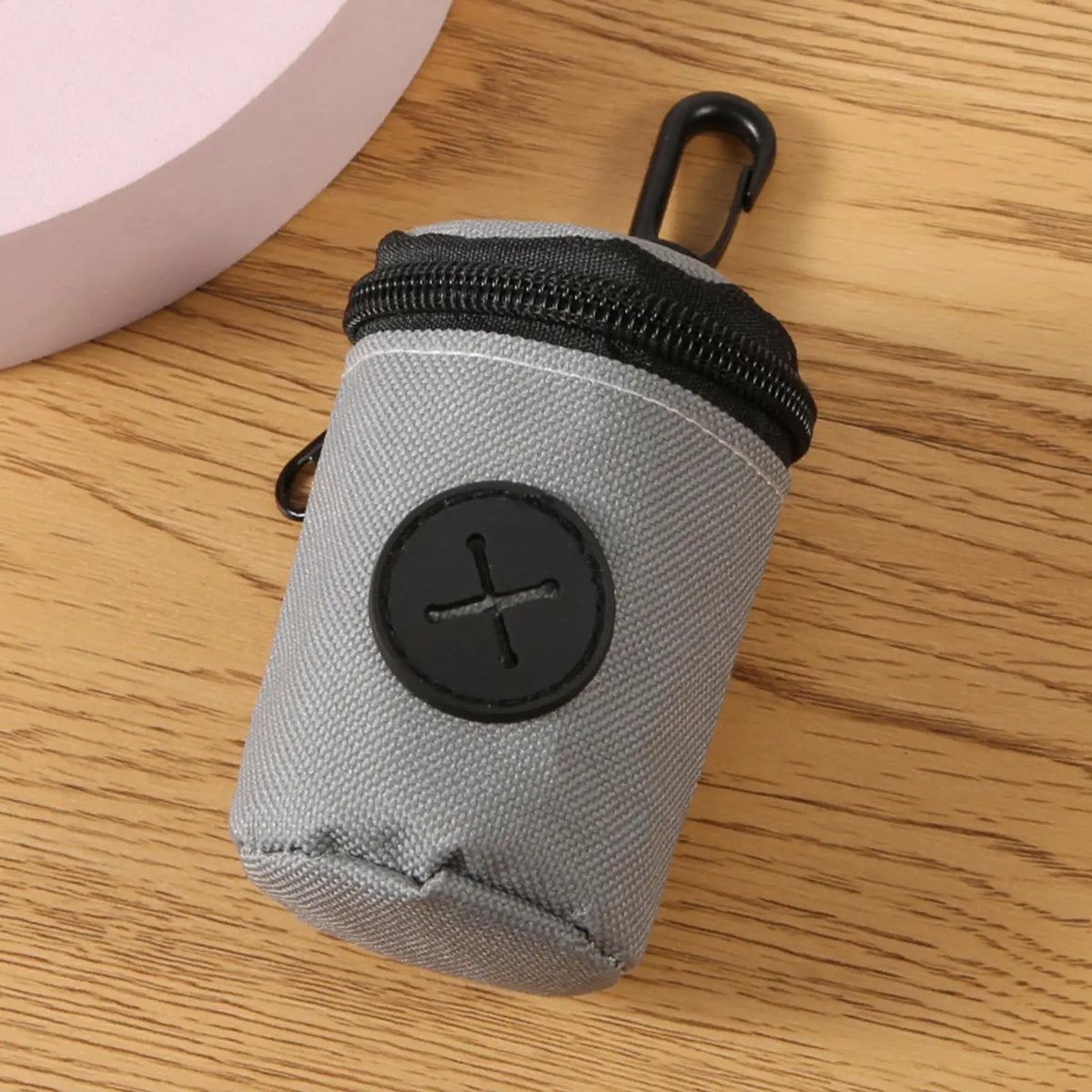 Dog Poop Bag Holder Zipper Clip Pouch – Oxford Cloth