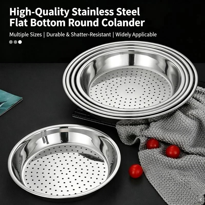 Round 410 Stainless Steel Steamer Tray 30/32/34CM | Dumplings