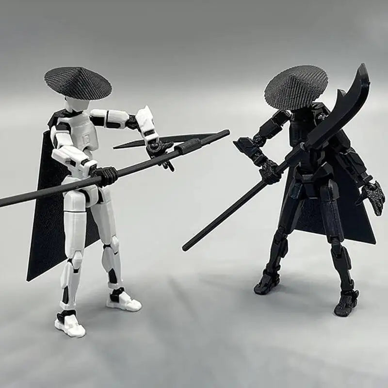 T13 Lucky13 3D Printed Multi-Jointed Robot Action Figure