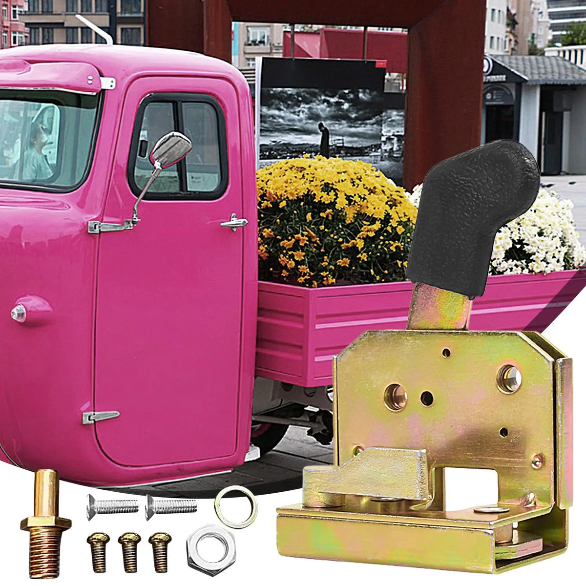 Metal Door Handle Lock Set – Forklift Tractor Tricycle