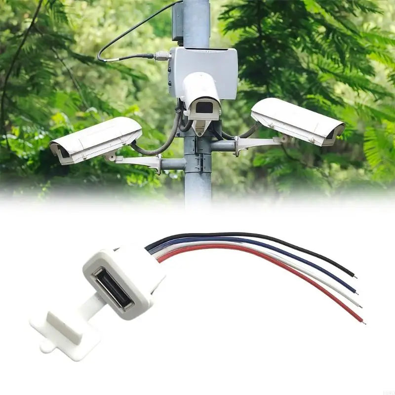 IP67 Waterproof USB 2.0 Female Connector – Industrial Adapter