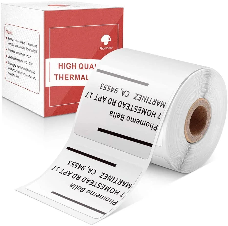 Phomemo M110/M200 Self-Adhesive Thermal Labels 20–50mm