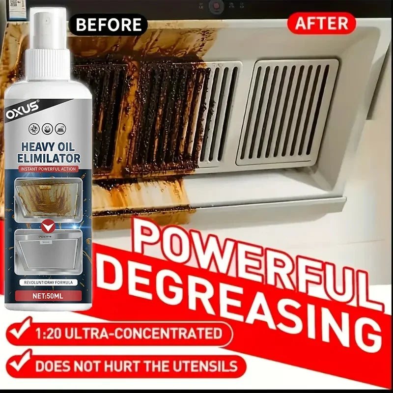 Kitchen Degreaser Spray – Oven, Grill & Range Hood Cleaner