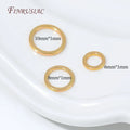 18K Gold Plated Round Connector Rings – DIY Jewelry Making